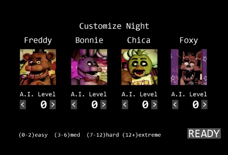 fnaf 1 pc android custom night update