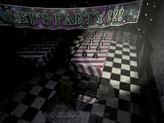 The second party room, presumably for hosting birthdays.