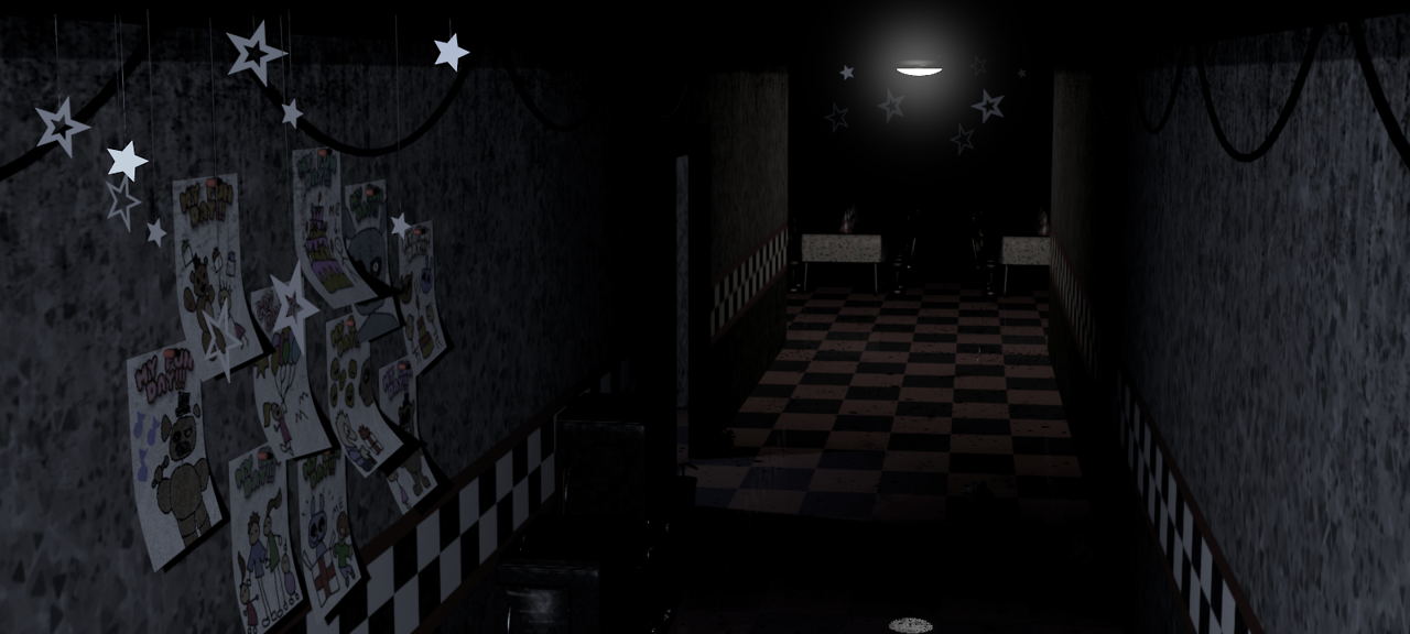 Five Nights At Freddy's Phantom Balloon Boy w/ Office Hallway