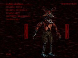 Nightmare Foxy jumpscare image - Imthepurpleguy - IndieDB