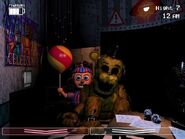 Golden Freddy and BB can be seen in The Office together on rare occasions.