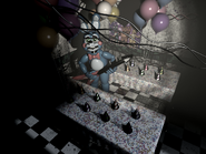 Toy Bonnie with his instrument in Party Room 3.