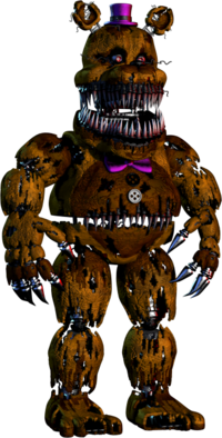 Five Nights At Freddy's 4 - NIGHTMARE FREDBEAR JUMPSCARE! - Night 4 And  Night 5 Gameplay 