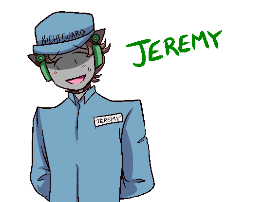 Here's another character sheet for my fnaf AU, this time, it's Jeremy (yes,  his design is based on blueycapsules Jeremy) : r/fivenightsatfreddys