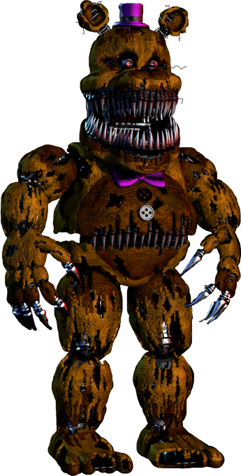 Nightmare Fredbear, fnaf, fnaf4, nightmare animatronics, HD