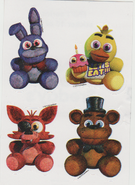 FNAF Plushie Stickers
