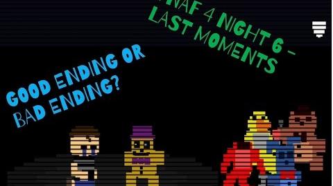 Five Nights at Freddy's 4 BAD ENDING Minigame 