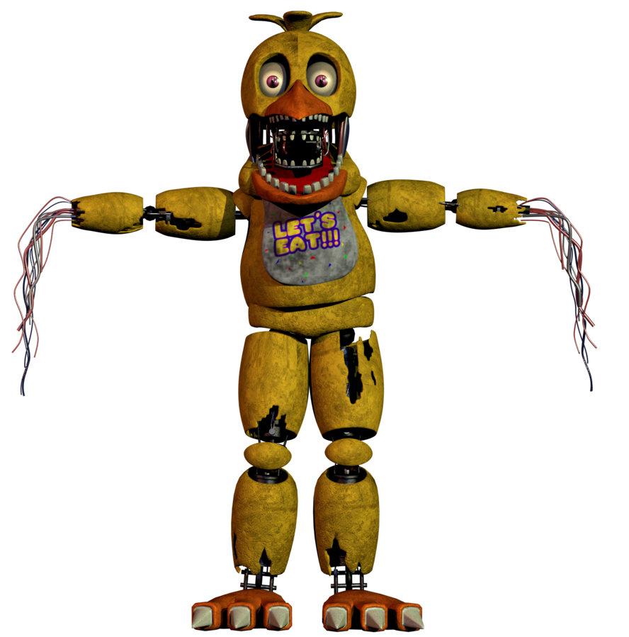 Withered Chica has no wires in the FNaF UCN : r/fivenightsatfreddys