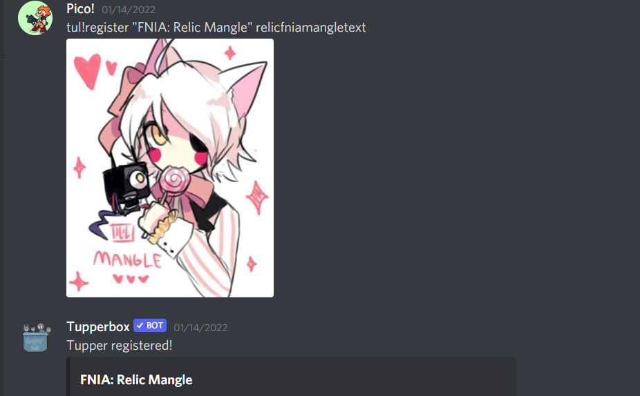 Five Nights In Anime: SP on X: FNiA:SP - Mangle Chan Voice Reveal