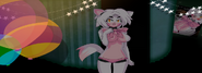 Mangle stood outside Mangle Cove (FNiA2)