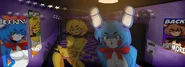 Bonnie and Chica inside of the Main Hall (FNiA 2)