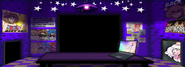 Mangle in the right vent of the Office looking at the player (FNiA2)