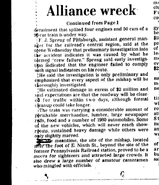 Article about crash stating a $2million cost