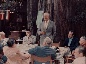 Harvey Hancock at Bohemian Grove 1967