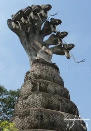 NagaRaja shielding Buddha