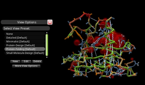 View options/View Presets/ProteinFolding Foldit Wiki Fandom