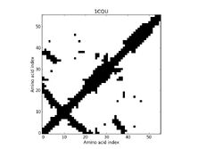 1CQU - Contact Map 1