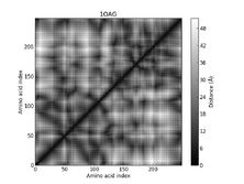 1OAG - Distance Map