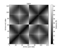 1QEY - Distance Map 1
