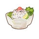 Dish-Pufferfish Skin With Pomelo