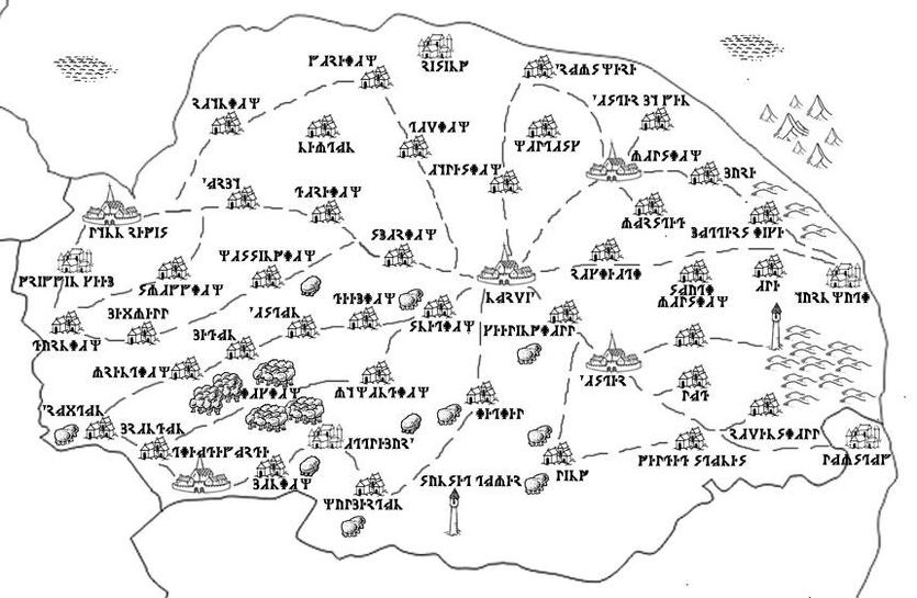 Norvic map Ithron