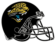Jacksonville Jaguars helmet rightface
