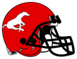 Calgary Stampeders helmet