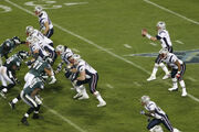 Patriots on offense at Super Bowl XXXIX 1