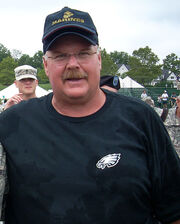 Andy Reid at Eagles training camp 2010-08-03.jpg