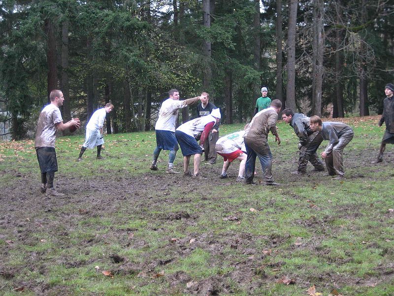 Before integration, there was sandlot football