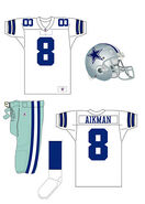 Dallas Cowboys' current home uniform