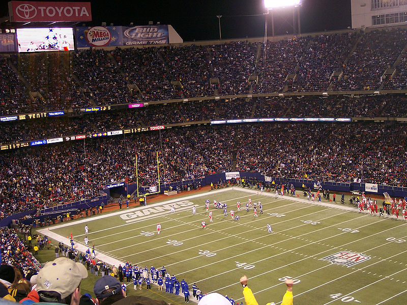 Giants Stadium, American Football Database