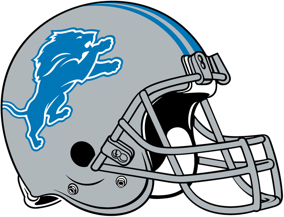 detroit lions white helmet