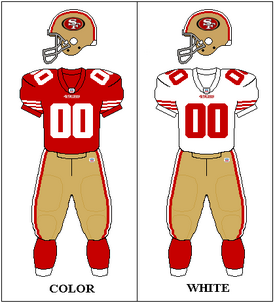 Men's Starter Scarlet/Gold San Francisco 49ers Team Touchdown