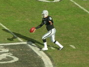 Shane Lechler punts at Falcons at Raiders 11-2-08