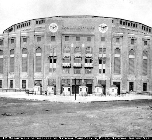 MLB Cathedrals on X: The four stages of the original Yankee