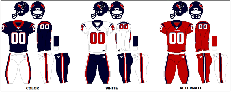 Houston Texans need to ditch the 'Deep Steel Blue' for 'Battle Red' jerseys