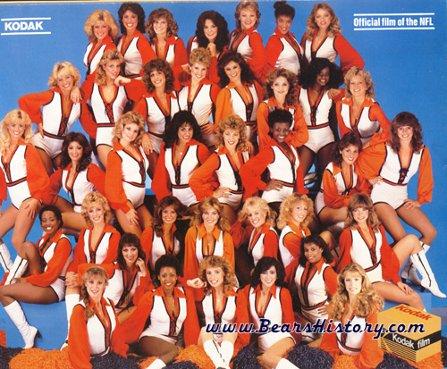 CALUMET 412 — The 1985-86 Honey Bears, cheerleaders for the