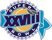 Super Bowl XXVIII logo