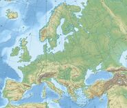 Europe relief laea location map