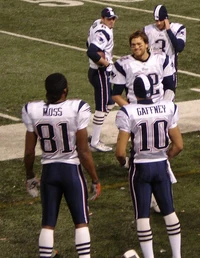 Gaffney, , and  talk on the sidelines in 2007.
