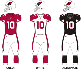 Ariz Cardinals uniforms