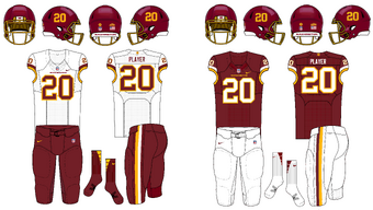 washington football team 49 on jerseys