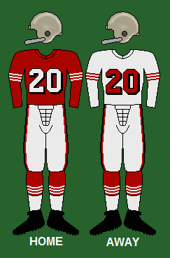 1957 San Francisco 49ers season, American Football Database