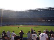 The grandstand during batting practice