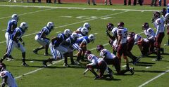 Punt block formation