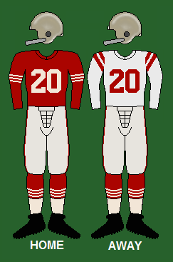 1956 San Francisco 49ers season, American Football Database