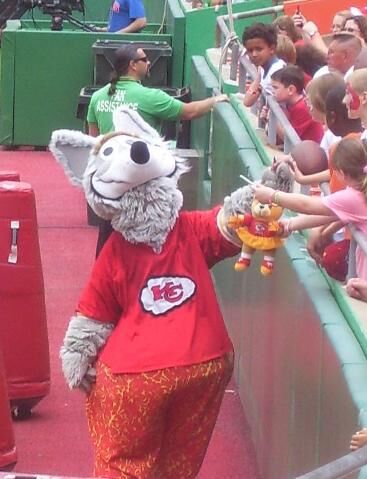 Chiefs' mascot, KC Wolf, voted the worst in the NFL