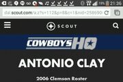 Antonio Clay (Dallas Cowboys)