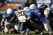 Justin Forsett fumbles AFB 071231-F-0558K-010